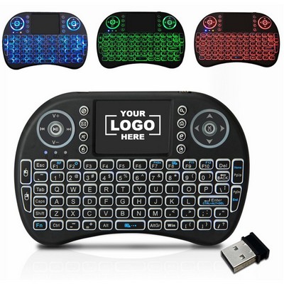 Mini Luminous Touchpad Remote Control Wireless Keyboard