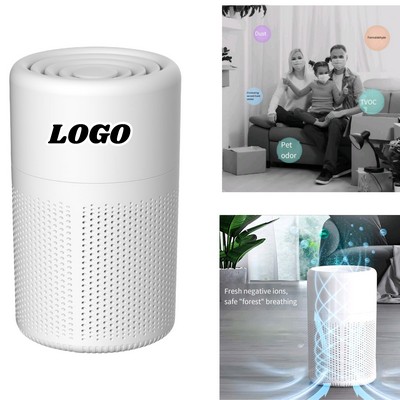 USB Powered Desktop Air Purifier For Smoke Removal