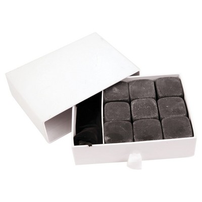 1" x 1" 9-Piece Whiskey Stone Set