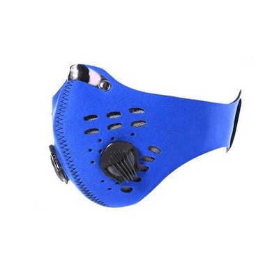 Reuse Adjustable Neoprene Face Mask with Dual Activat Carbon Filter