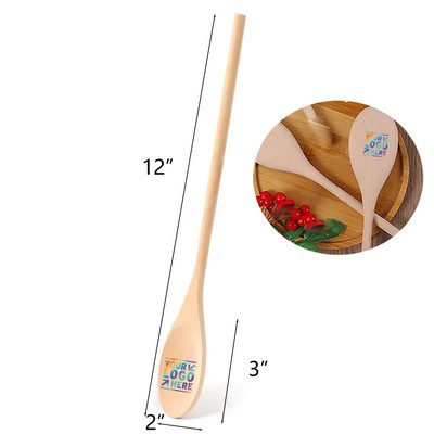 Long Handle Wooden Cooking Spoon