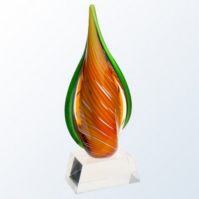 Orange Creamsicle Award - Clear Base