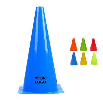 11" Custom Plastic Training Traffic Cone Agility Field Marker Cone MOQ50PCS