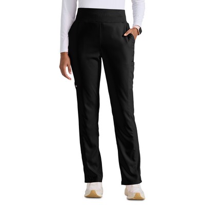 Barco - Grey's Anatomy Stretch - Women's Six Pocket Rib Knit Waistband Renee Scrub Pant