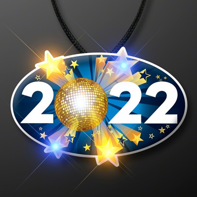 2022 New Year's Eve Blinky Necklace - BLANK