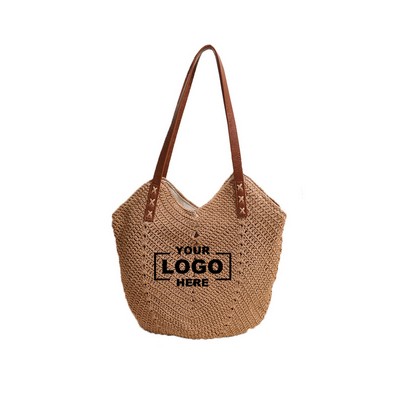 Coastal Cotton Weave Tote