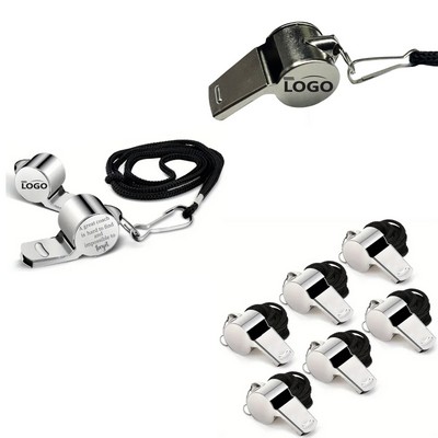 Stainless Steel Whistle Strap Hanging Rope