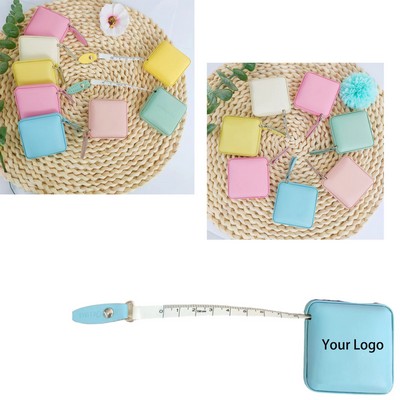 Mini PU Leather 60-inch Tape Measure