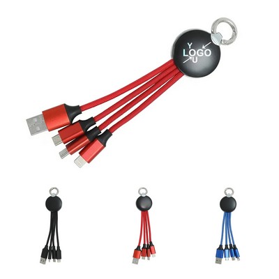 Triple Function Illuminated Charging Cord