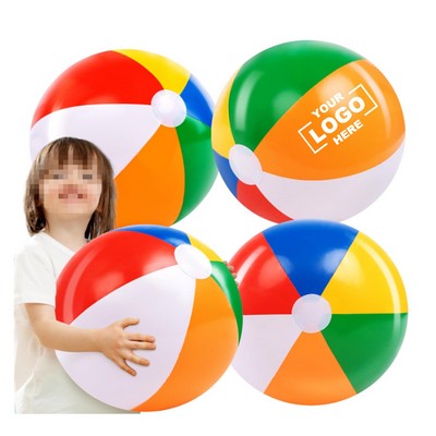 Beach Balls for Kids Rainbow Color Pool Balls