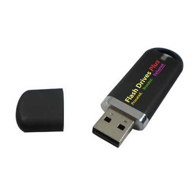 8GB Stick USB Flash Drive With Silver Trim
