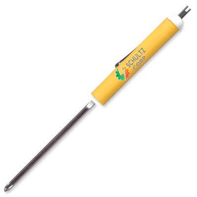 Pocket Screwdriver - Rev. 1/8" Flat Tip #0 PLP Blade/Valve Stem Top