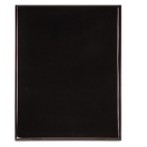 Piano Black Recognition Plaque w/Brass Plate (6"x 8")