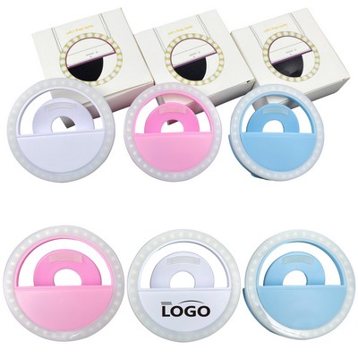 Rechargeable Mobile Round Selfie Ring