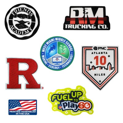 Full Color Dye Sublimation DigiPrint Patches - 1 1/2"