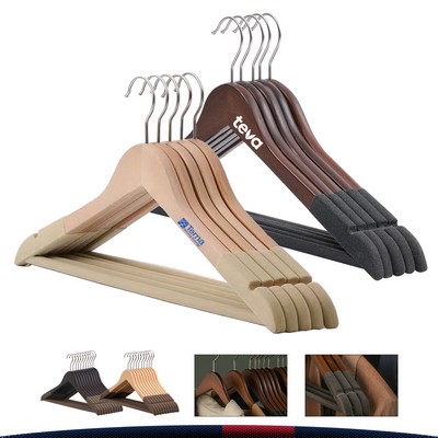 Linop Wooden Velvet Hanger