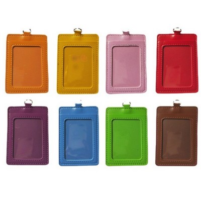 PU ID Card Holder-Vertical