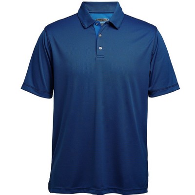 Pebble Beach Men's 2 Tone Jaquard Polo