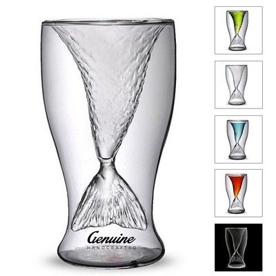 3.5oz Double Mermaid Water Glass