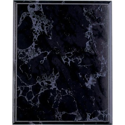 9" x 12" Black Marble Finish Plaque