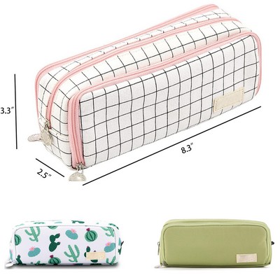 Large Storage Canvas Pencil Pouch