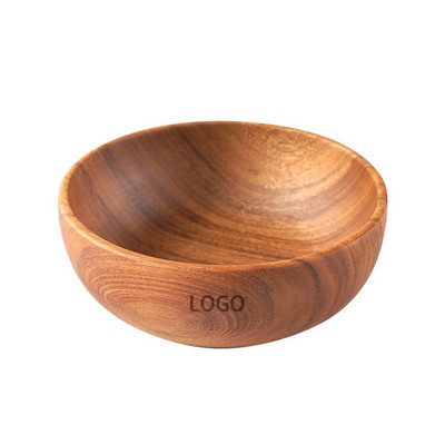 Round Wooden Bowls