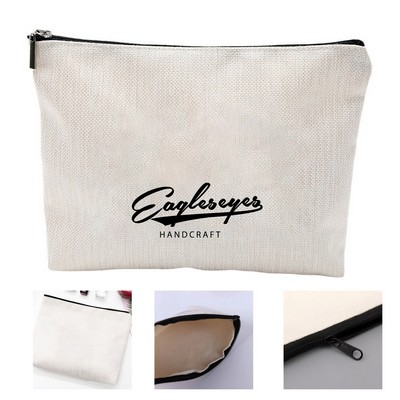 Canvas Travel Zippered Pouch