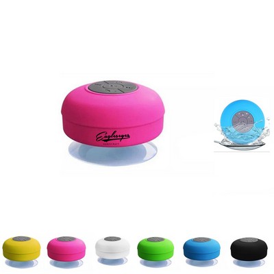 Waterproof Wireless Speaker with Suction Cup