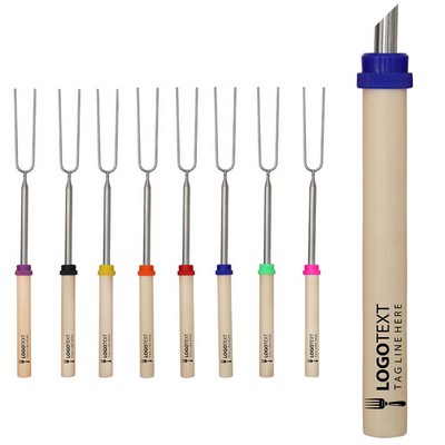 Stainless Steel Telescopic Barbecue Sticks