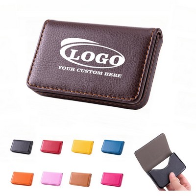Pu Leather Business Name Card Holder Holder for Professional Impressions