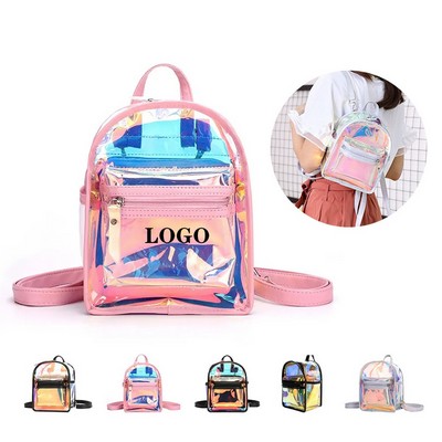Iridescent Clear Backpack