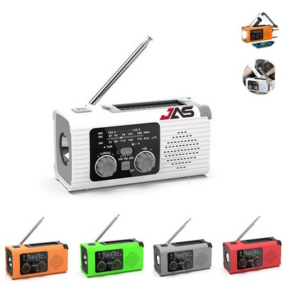 Weather Alert Radio Solar Charging