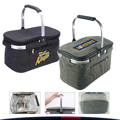 Solvix Collapsible Insulated Picnic Basket - Express Shipping
