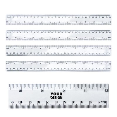 12-Inch Plastic Ruler