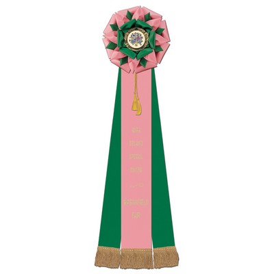 Eastwood 3 Streamer Rosette Award Ribbon (24")