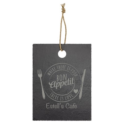 Rectangle Slate Cutting Board with Hanger String