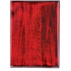 Piano Red Recognition Plaque w/Brass Plate (6"x 8")