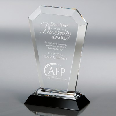 Esteem - Medium optical crystal award