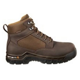6" Carhartt® Men's Brown Rugged Flex® Waterproof Steel Toe Work Boots