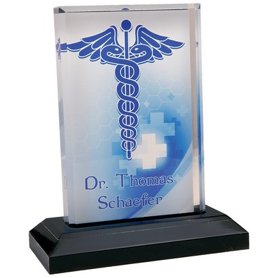 5" x 6" Sublimatable Rectangle Beveled Impress Acrylic