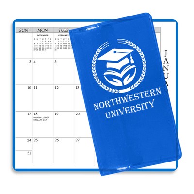 Translucent Vinyl Academic Pocket Planner
