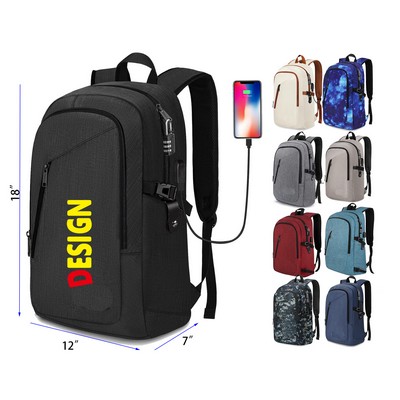 Anti-theft Laptop Backpack