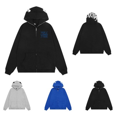 Full Zip Hooded Sweatshirt