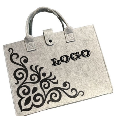 Large Capacity Rolled Padded Handles Tote Bag