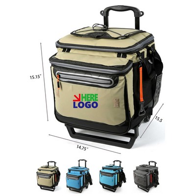 Wheeled Cooler Collapsible Rolling Cooler