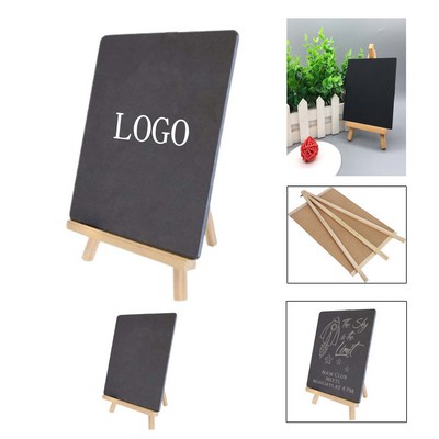 Rustic Wood Slate Display Easel
