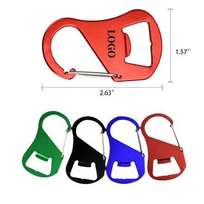 Aluminum Carabiner Bottle Opener