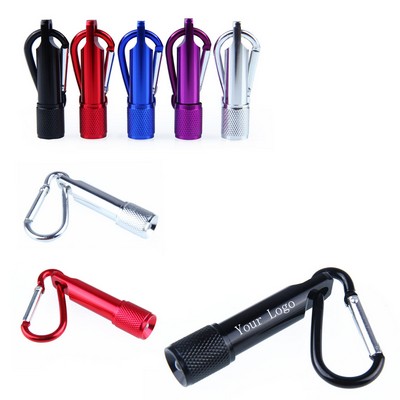Portable Mini Flashlight with Carabiner