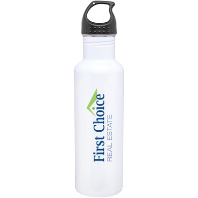 24 oz h2go Bolt (White)