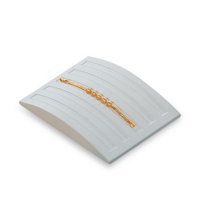 White Leatherette Bracelet Tray